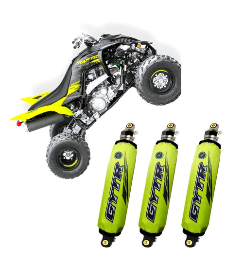 Lime Yellow Shock Covers Yamaha Raptor 700R, set-3, Free-Ship-USA