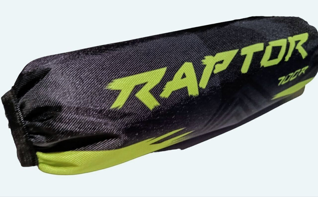 Black Lime Yellow Shock Covers Yamaha Raptor 700R-22, set-3, Free-Ship-USA