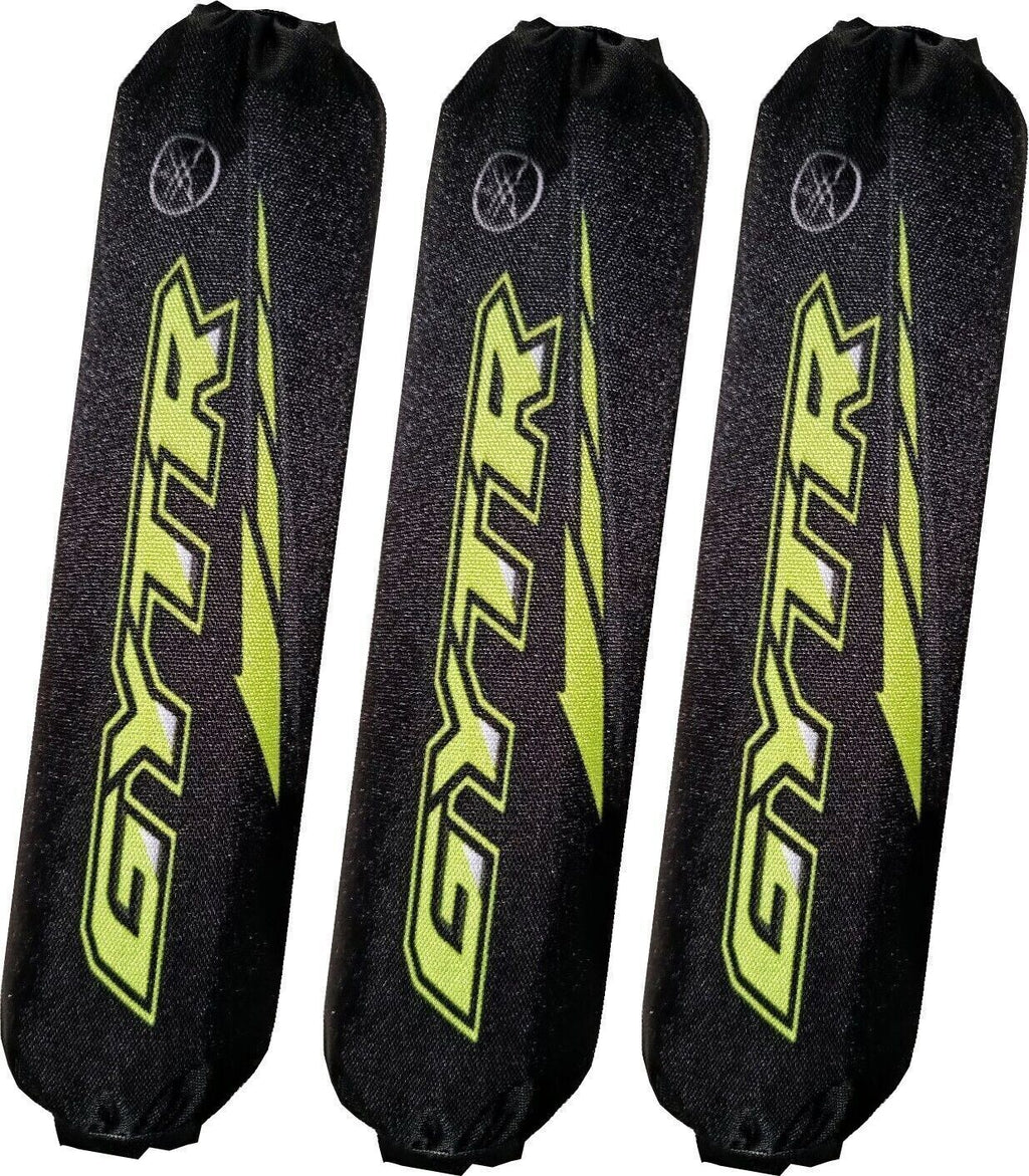 Black Lime Yellow Gytr Shock Covers Raptor 660R, 700R, set-3, Free-Ship-USA