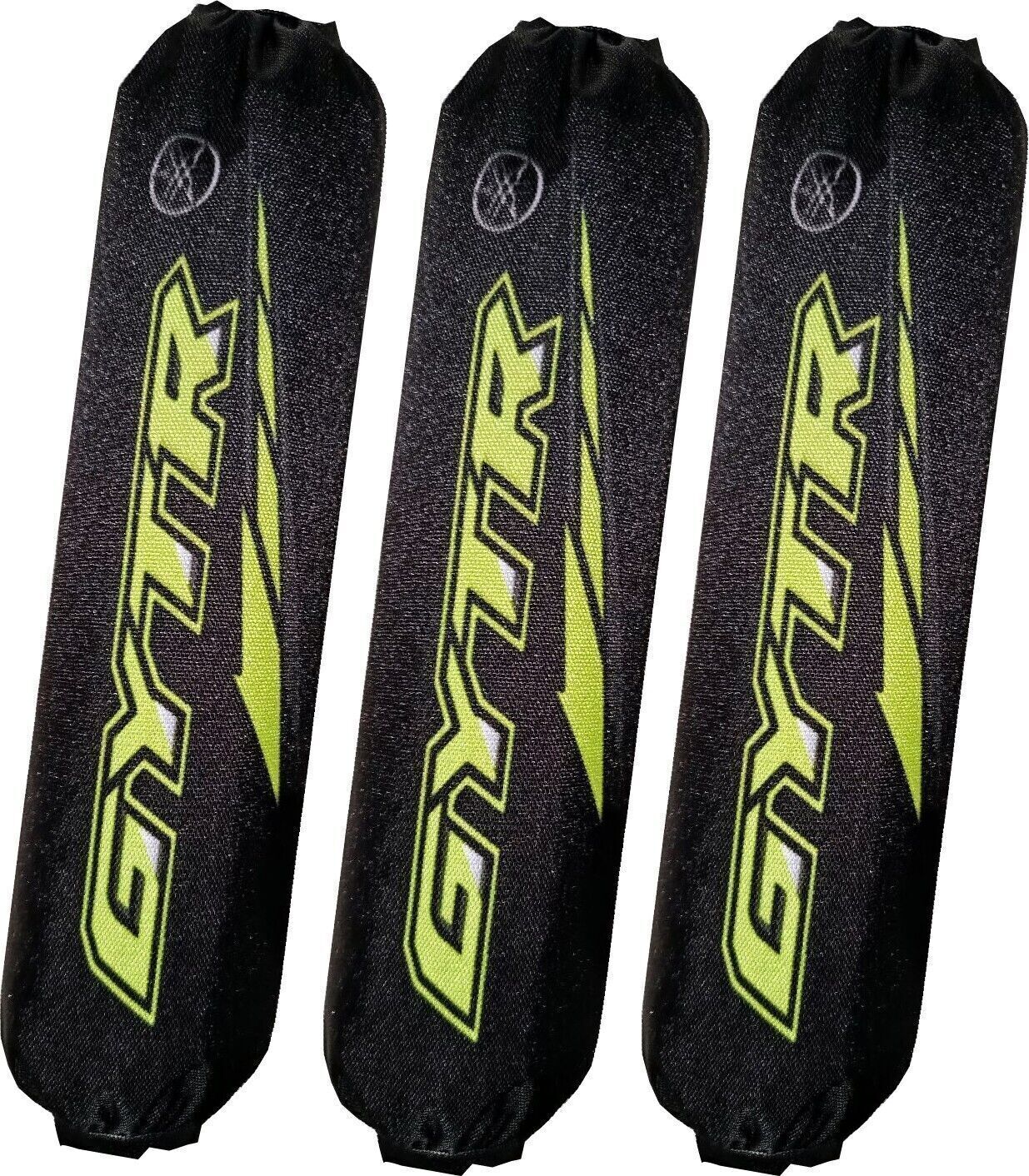 Black Lime Yellow Gytr Shock Covers Raptor 660R, 700R, set-3, Free-Ship-USA